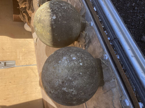Pair of Stone Balls - 30cm
